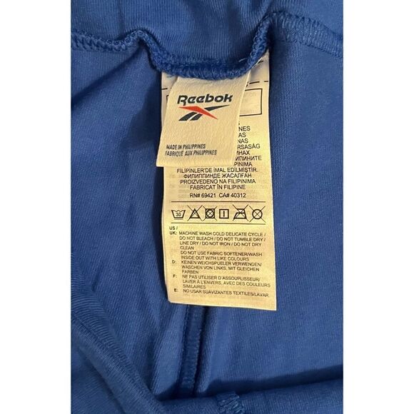 Reebok Women's Classic Vector Logo Legging, Humble Blue SZ S - Picture 5 of 9